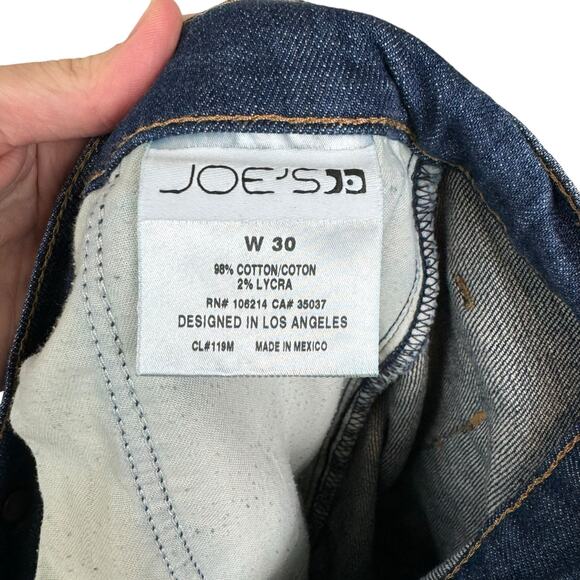 Joe’s Jeans Y2K Dark Harvey Wash Mid Rise Bermuda Denim Jean Shorts - Picture 7 of 8